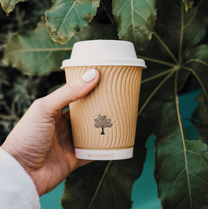 Reusable coffee cups are one way of cutting plastic waste